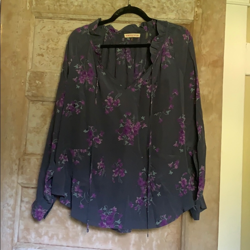 Rebecca Taylor Floral Blouse